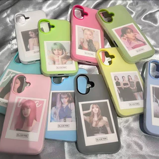 ฟรอสต์แมทท์ 2-in-1 สีแคนดี้ เข้ากันได้สำหรับ เคสไอโฟน11 เคส iphone 17 16 Pro Max 7Plus XR 11 12 13 14 15 สีชมพูสวยงามV