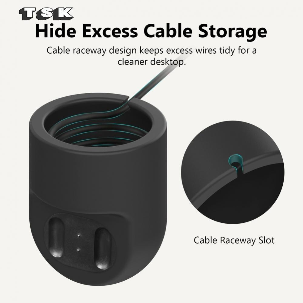 แท่นชาร์จซิลิโคนสําหรับ Meta สําหรับจอแสดงผล RayBan Stylish & Functional Dock