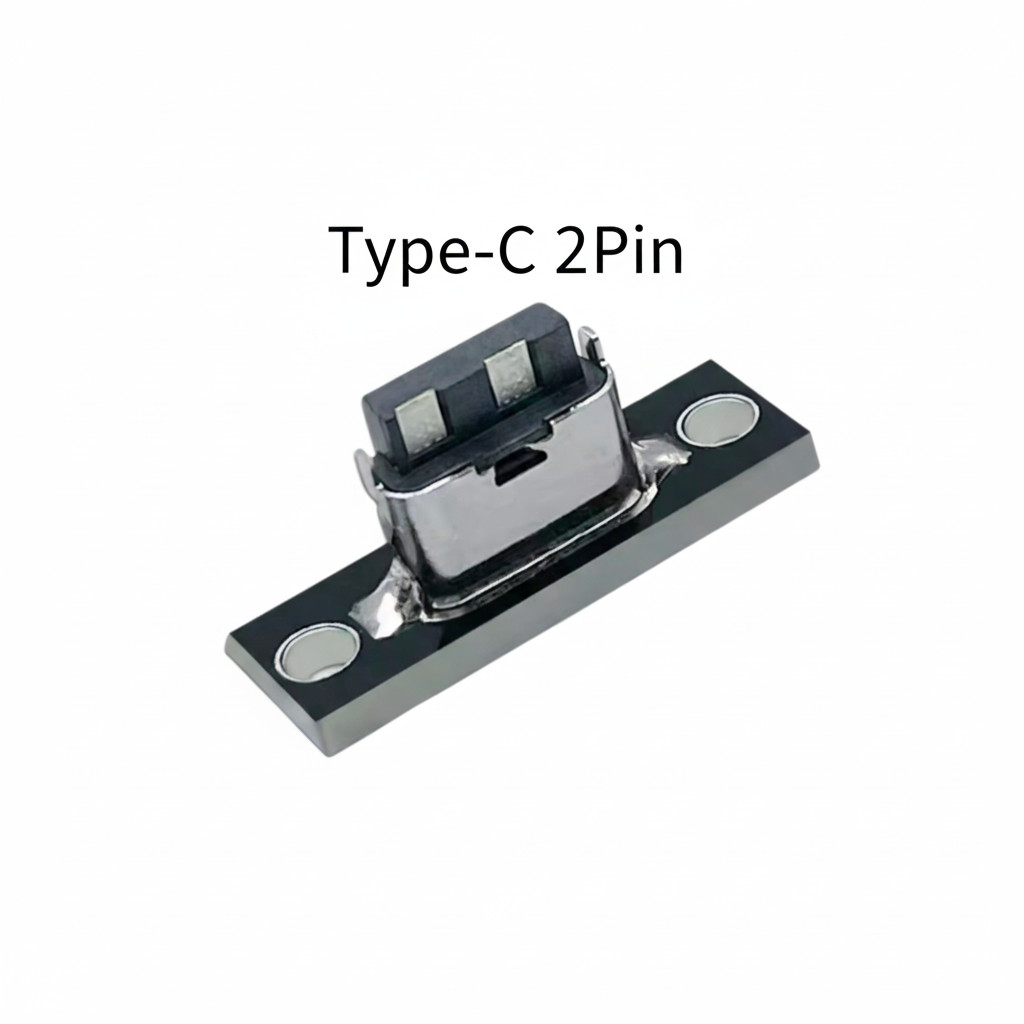 บอร์ดชาร์จ Type-C USB 2Pin / Socket Connector 2Pin #278
