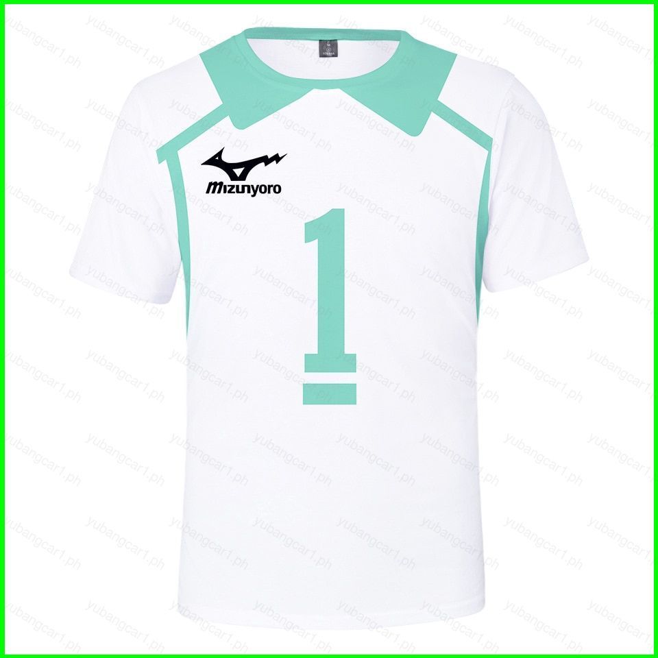 เครื่องแต่งกาย Tooru hoodie ไฮคิว!! Aoba Johsai เสื้อยืดแขนสั้น