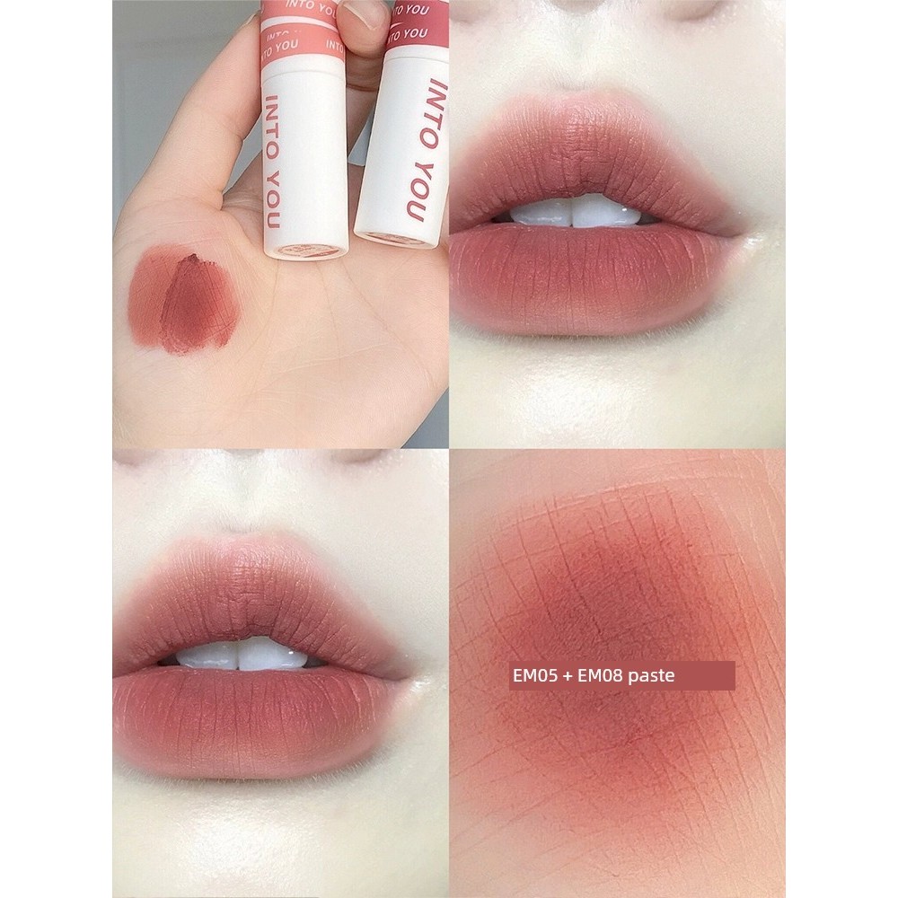 ลิป ลิปแมท Into you EM08 Matte Canned Niche Lipstick