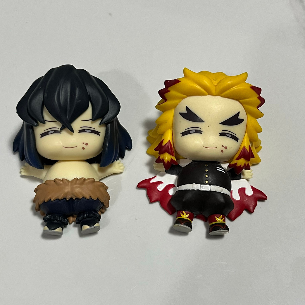 พร้อมส่ง SEGA Manpuku Demon Slayer Mini Figure Vol.2 Inosuke Purgatory Kyojuro Jingpin