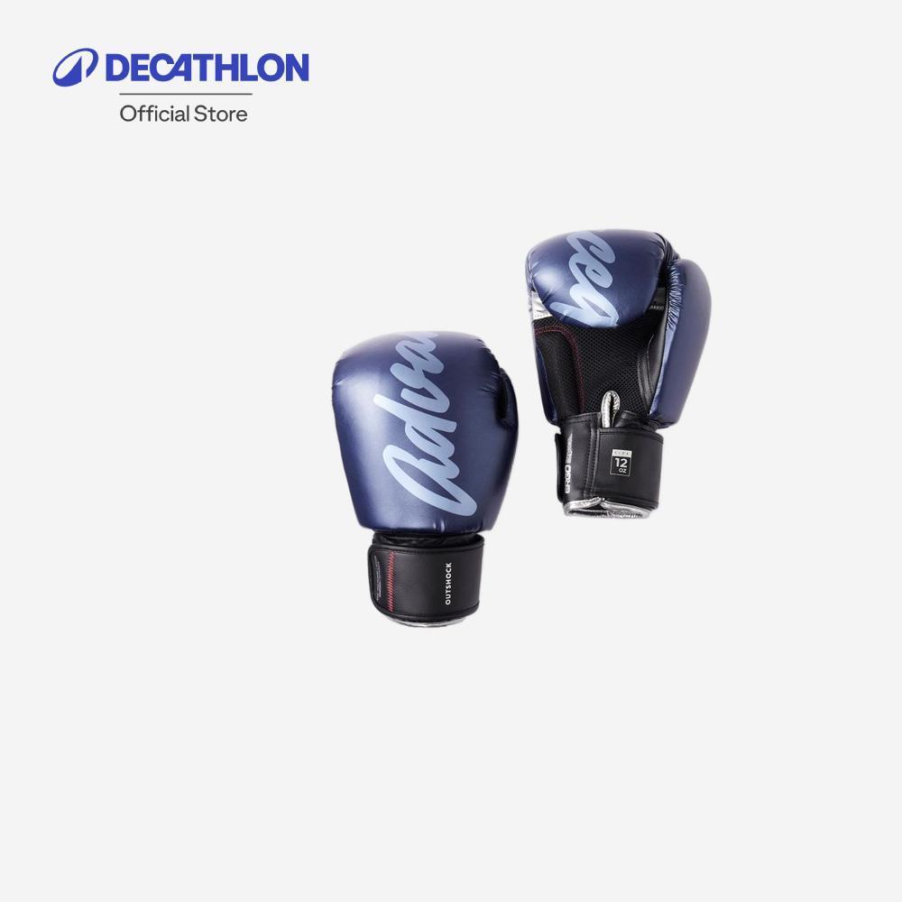 Decathlon Adult Kickboxing And Muay Thai Gloves นวมคิกบ็อกซิ่ง/มวยไทย - Blue