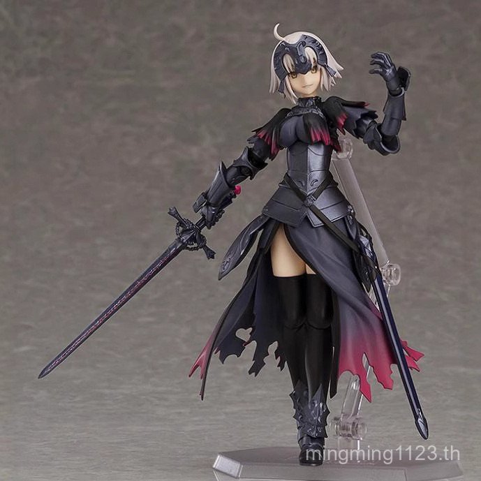 ฟิกม่า 390 #Fate/Grand Black Joan of Arc Joan of Arc เครื่องประดับโมเดลฟิกเกอร์ที่สามารถเคลื่อนย้ายไ