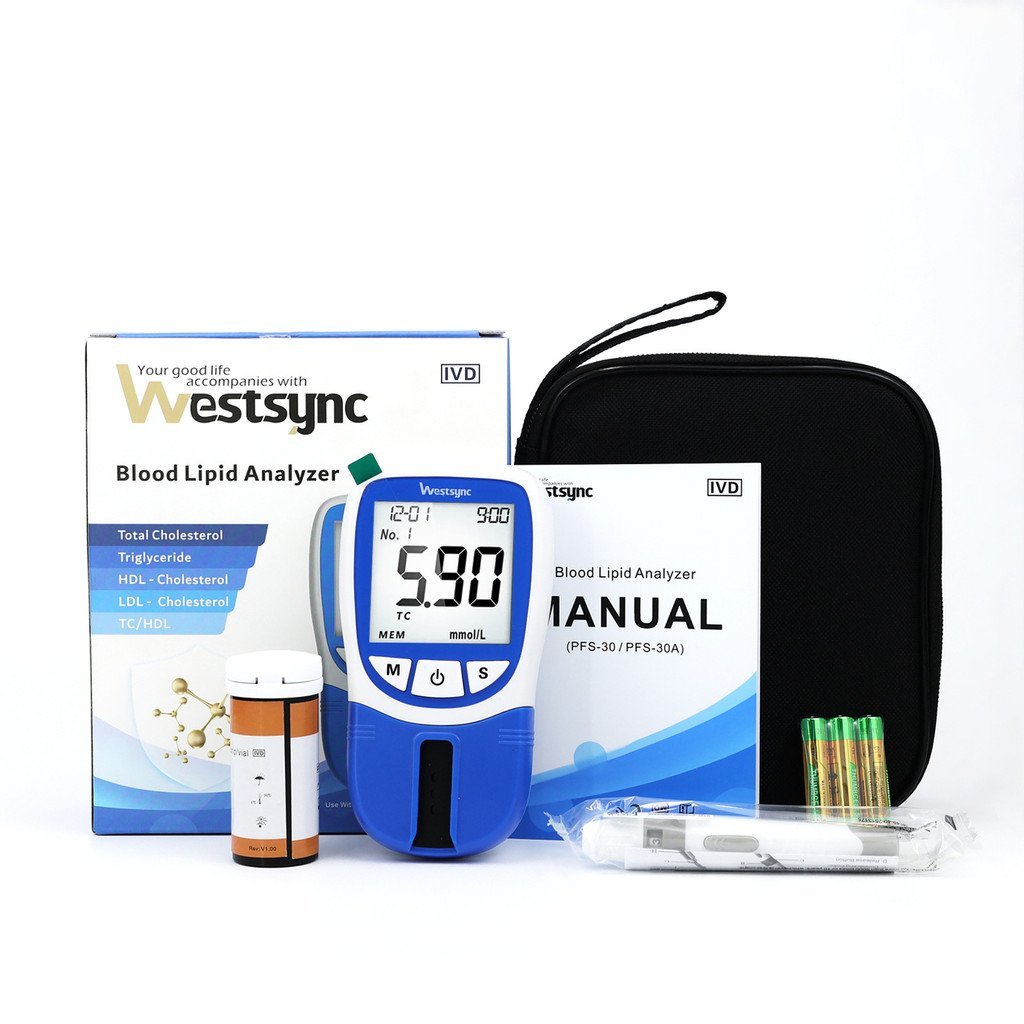 Cholesterol Analyzer 10 ห้ารายการ Blood Lipids Total Cholesterol Blood Lipid Detection All-in-One Ma
