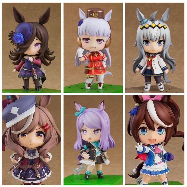 สินค้าใหม่พร้อมสต็อกรุ่น Q Nendoroid Horse Racing Lady East China Sea Emperor Eye White McQueen Gold