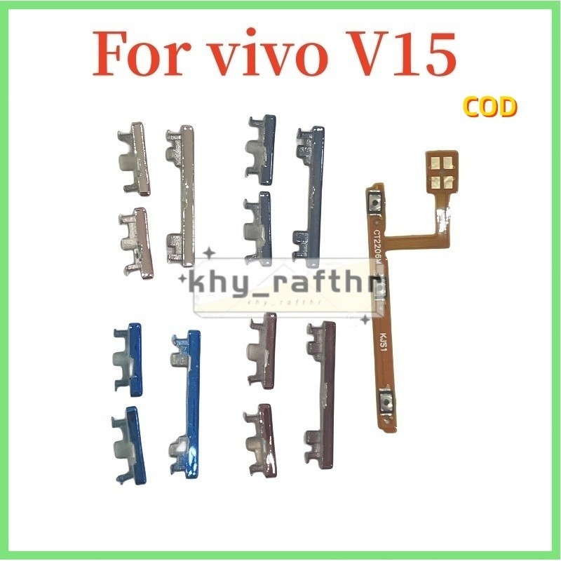 Flex ปุ่มเปิดปิดสําหรับ vivo V15 On flex ปุ่มปรับระดับเสียง