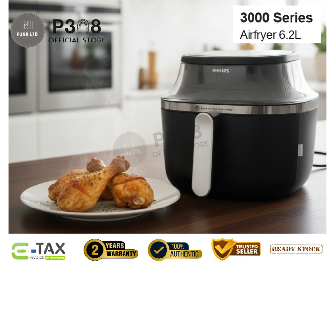 Philips No Fryer 3000 Series Air Fryer 6.2L รุ่น NA331/00