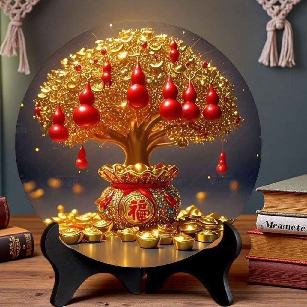 2025 สินค้าใหม่ Money-lucky Money-lucking Tree ตกแต่งลูกตุ้ม Bafanglai Money-lucky T20251117