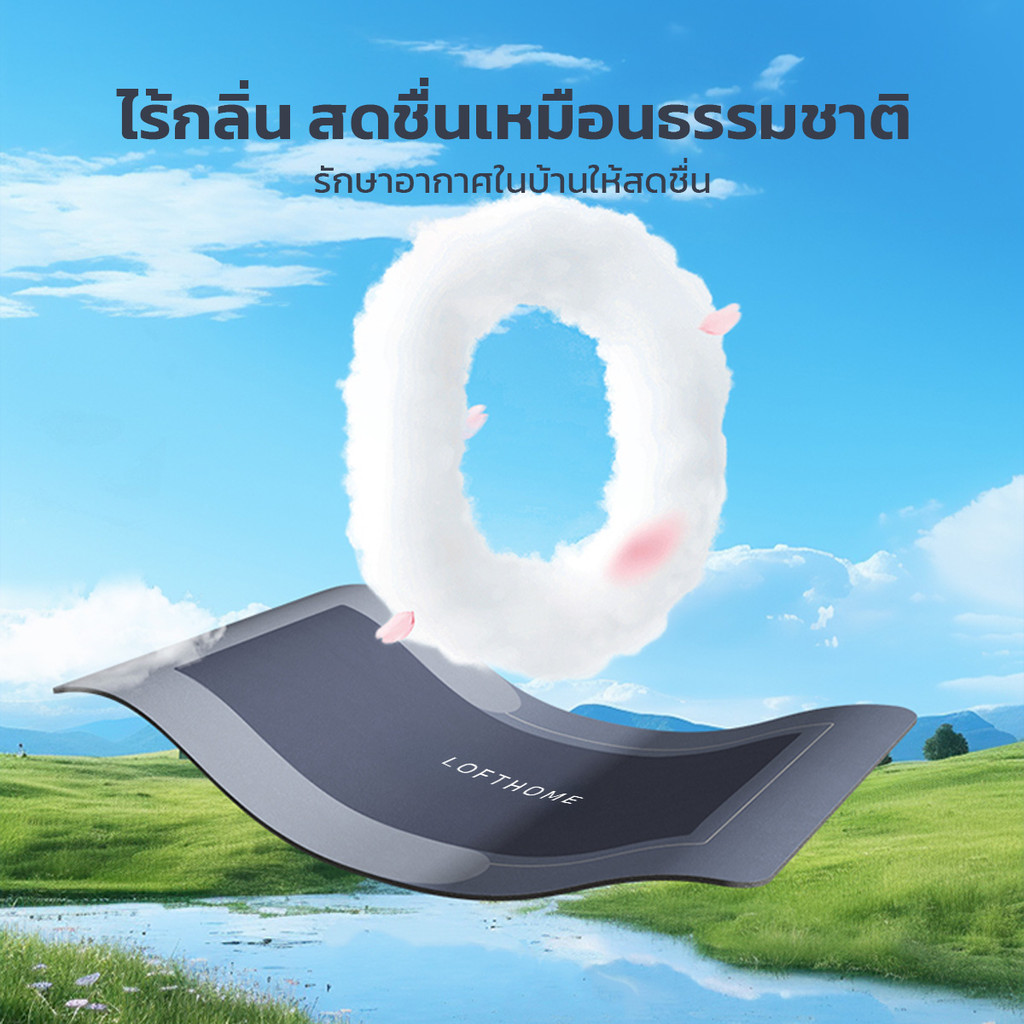 LOFTHOME พรมเช็ดเท้า 40×60 ซม. แห้งไว พรมเช็ดเท้า นิ่ม ซับน้ำได้ดี สำหรับวางในห้องน้ำ - รูปที่ 4