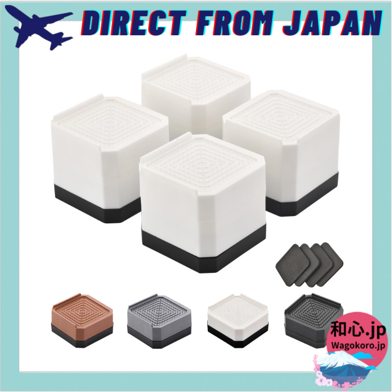 Anti-vibration Washing Machine Stand, Height Adjustable, for Washers, Dryers, and Refrigerators, Rem