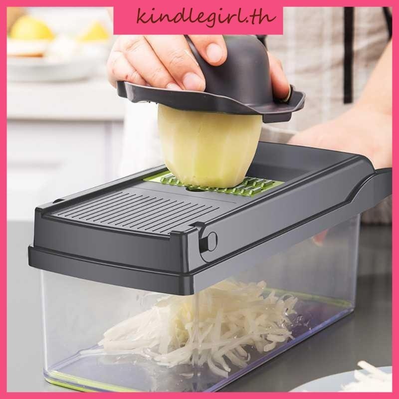 KING Multi-Function Vegetable Chopper Onion Cutter Veggie Dicer 7 Blades