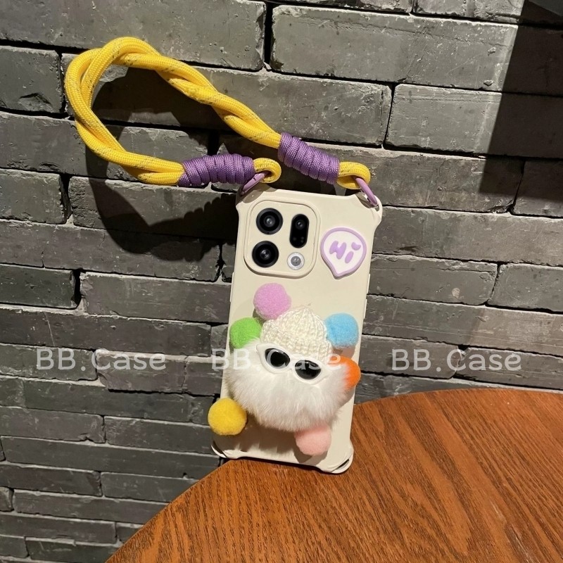 การ์ตูน เคส Phone Case OPPO Find X9 Pro FindX9 Pro FindX9Pro เทรนด์ใหม่แฟชั่นสนุกน่ารัก 3D ตุ๊กตาตุ๊กตารวมทุกอย่าง เคสโทรศัพท์ ป้องกันพร้อมเชือกเส้นเล็ก Cover 2026 - รูปที่ 3