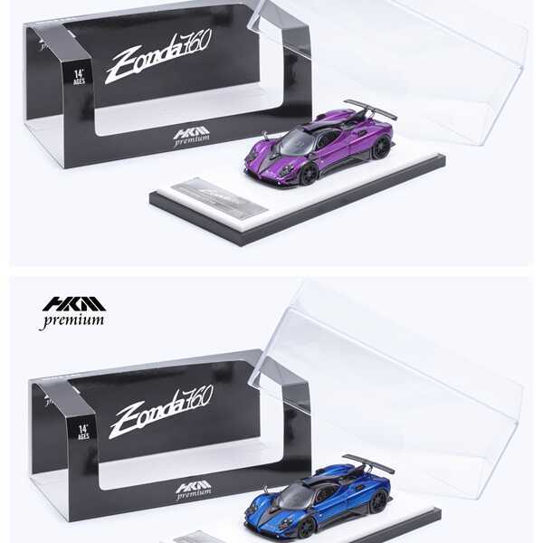 [โมเดลรถ] [คลังสินค้าพร้อมอย่างชาญฉลาด] HKM 1: 64 Zonda Zonda 760LH โมเดลรถโลหะผสม