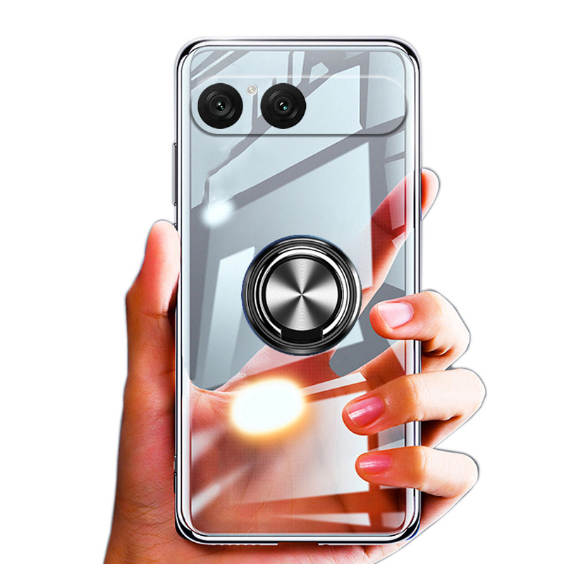 เคสโทรศัพท์ Sony Xperia 10 VII 5 VII 1 VII นุ่มใสโปร่งใสรถ Adsorb Ultrathin ผู้ถือแหวนปกหลัง Sony Xp