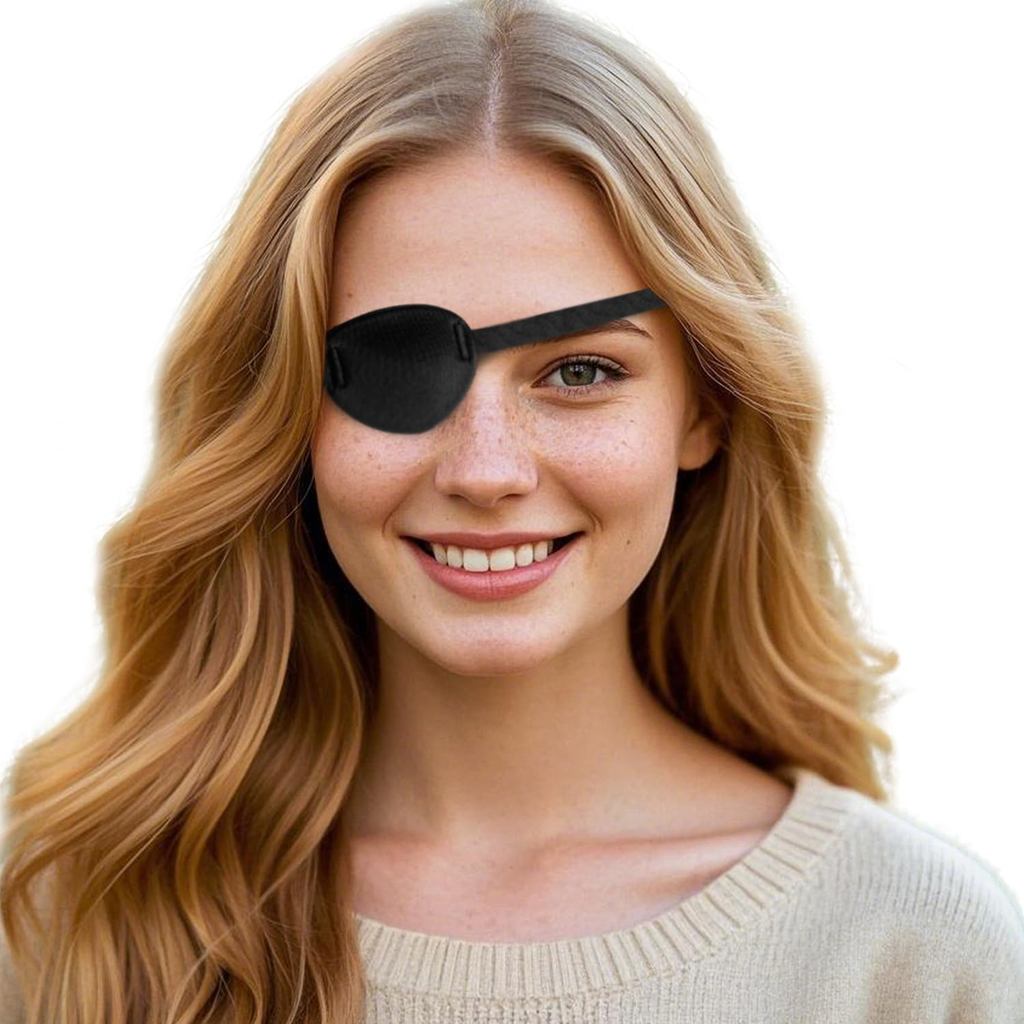 KOMIDK Single Eye Patch สําหรับดวงตาขวา Amblyopia Lazy Eye Patch สําหรับผู้ใหญ่เด็ก