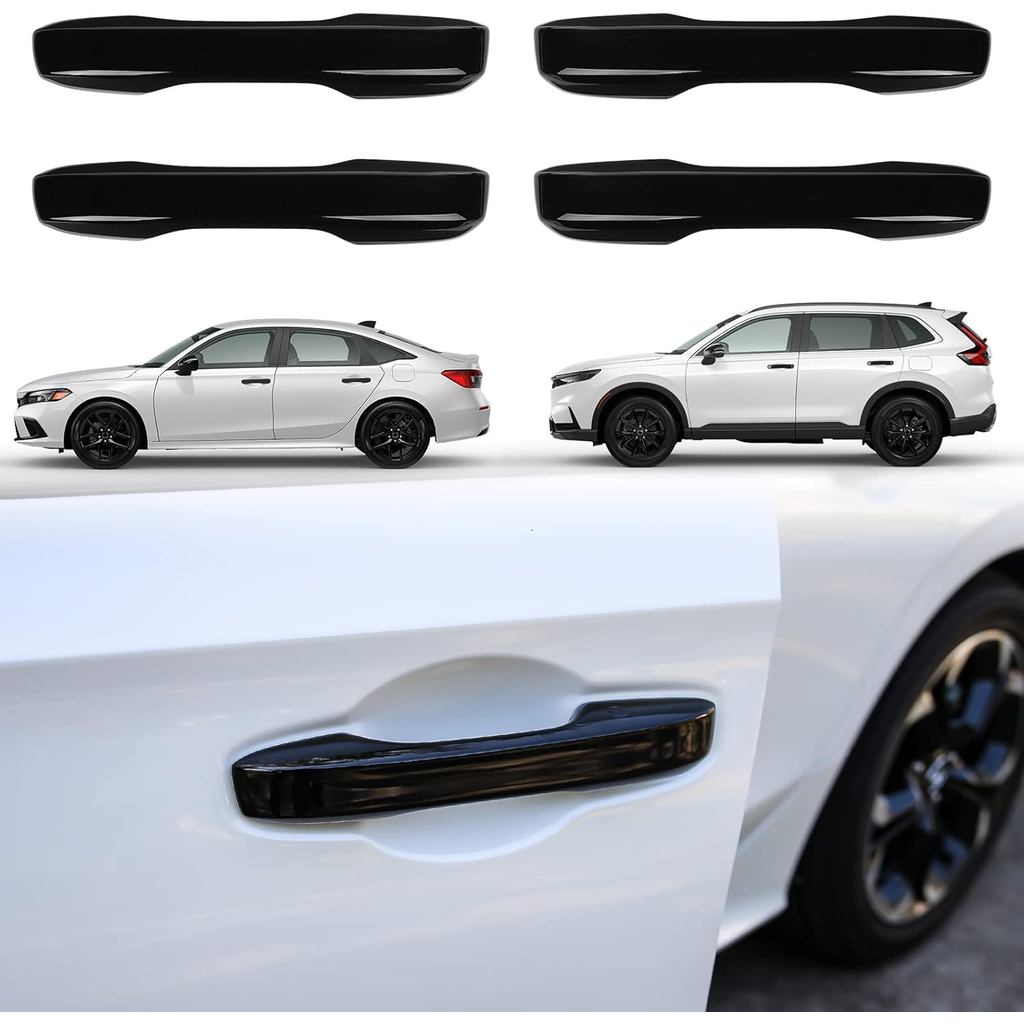 Thenice for 11th Gen Civic Accessories Door Handle Cover Exterior Handle Protection Compatible with 