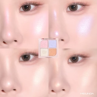 MEILINDA Chiffon Ribbon Highlight เมลินดา ไฮไลท์ เนื้อละเอียด สีสวย เกลี่ยง่าย ผิวดูโกลว์ ขนาด 8.8g