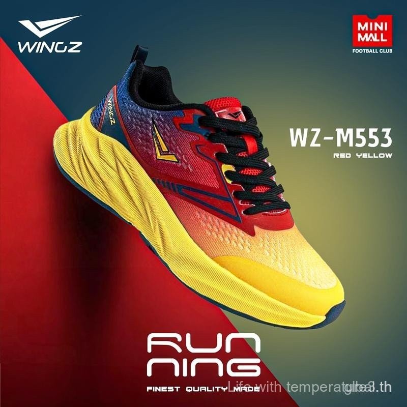 รองเท้าวิ่งผู้ชาย WINGZ RUNNING WZ-M553 รองเท้าวิ่งผู้ชาย Running Shoe Sport ผ้าตาข่าย น้ำหนักเบา ระ