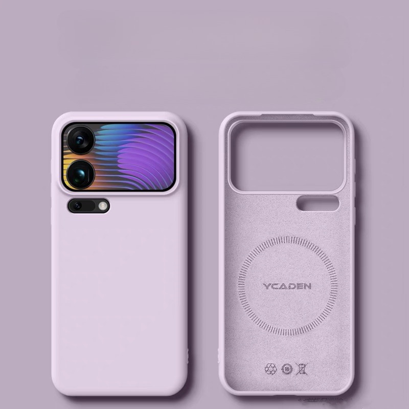 ซิลิโคนเหลวแม่เหล็กกันกระแทกสําหรับ Xiaomi 17 Pro Max ไร้สายชาร์จผิวนุ่ม Smooth สําหรับ Xiaomi 17Pro กันชน – โปรปัง
