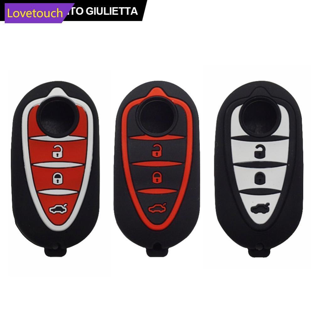 LOVETOUCH รถรีโมทคอนโทรลฝาครอบซิลิโคนสําหรับ Alfa Romeo Giulietta Myth Junior 4C Romeo Mito Myth 159