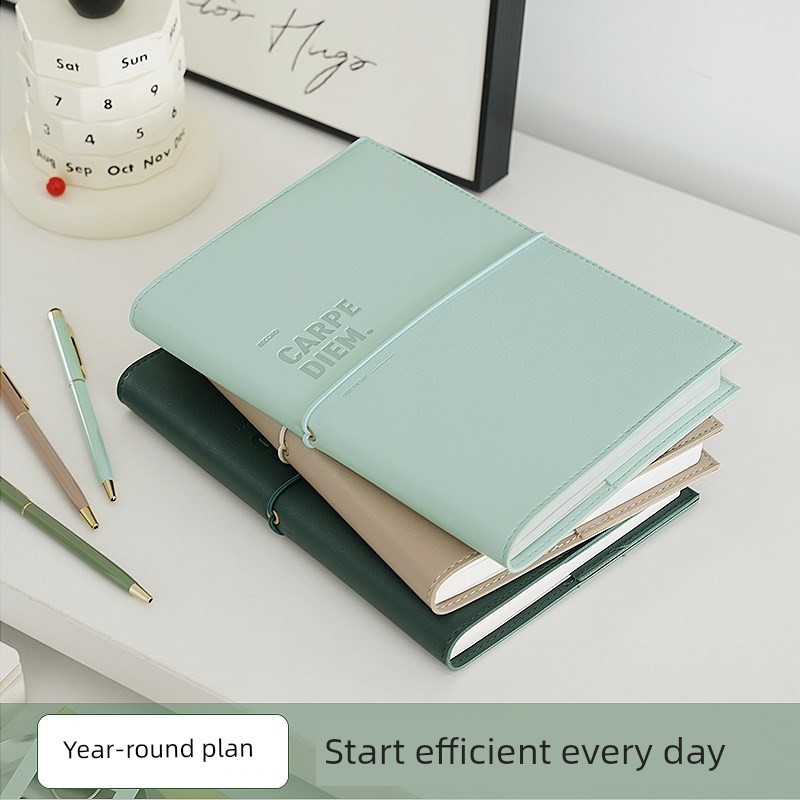 2025 Schedule Book Maillard Wind Two Days One Page 365 Days Time Management Daily Schedule Diary Not