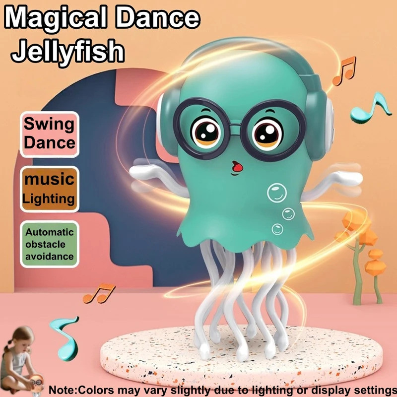 Magical Dancing Octopus Interactive Electric Octopus Toy Dancing with Music Lights Electronic Pet St
