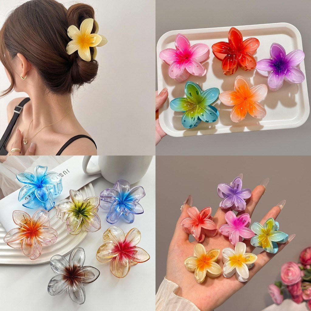 กิ ๊ บติดผมดอกไม ้ ไล ่ โทนสีสุภาพสตรีใหม ่ ชายหาดวันหยุดกิ ๊ บติดผมเครื ่ องประดับผม