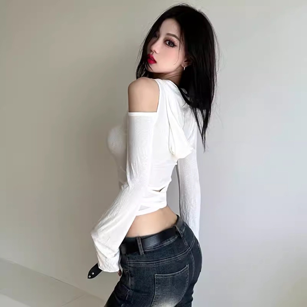 เสื้อแขนยาวมีฮู้ด PINKSTORE29 ส่วนบุคคลผูกเอว A5935