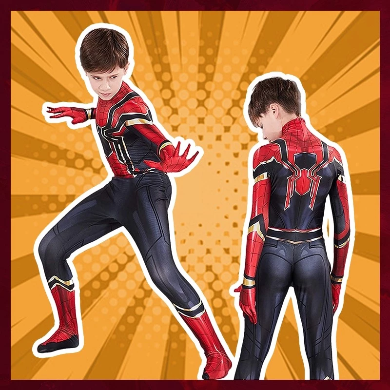 【สต็อกไทย ส่งไว 24 ชม】 ชุดคอสเพลย์ Spider Man ชุดซูเปอร์ฮีโร่เด็กชาย ชุดสไปเดอร์แมน เครื่องแต่งกาย 3D ชุดเด็กสไปเดอร์แมน thumbnail 7