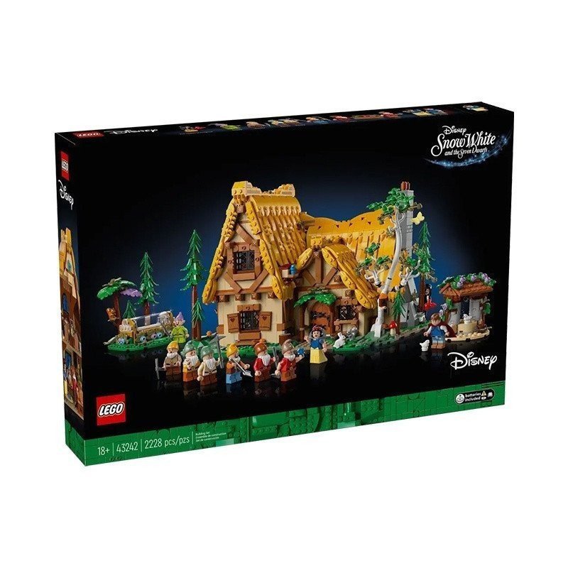 ส่วนลดเวลาจํากัด [รับประกันของแท้] Disney Series Building Blocks 43242 Disney Forest House Gift
