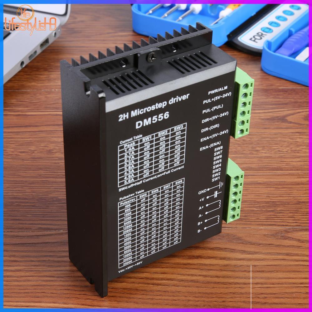 DM556 Stepper Motor Driver 2-Phas Digital Stepper Motor Driver สําหรับ Nema 23 5.6A สําหรับ Nema 23 