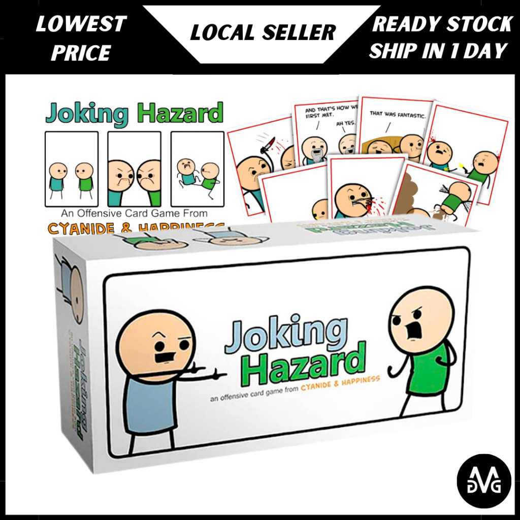 Joking Hazard Card Game Adult Board Game Funny Party Meme Game Indoor Activity for Friends Family Pi