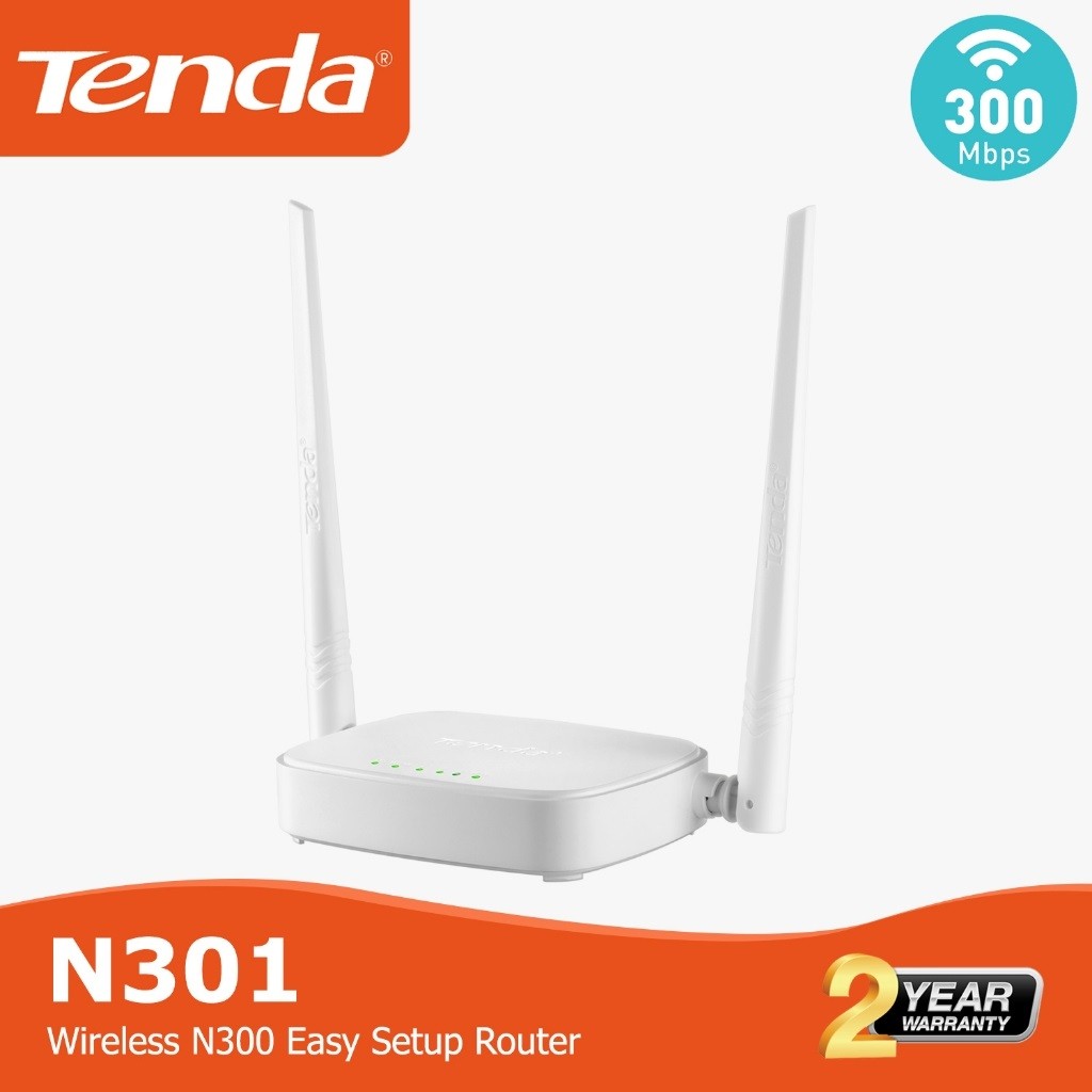 Tenda N301 Wireless N300 Easy Setup Router M5