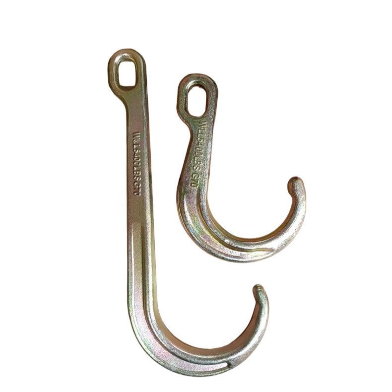 ขายส่ง J-Shaped อุปสรรคเคลียร์รถ Hook Double Hook Trailer Hook J-Shaped Lifting Hook ขนาดใหญ่เปิด Ho