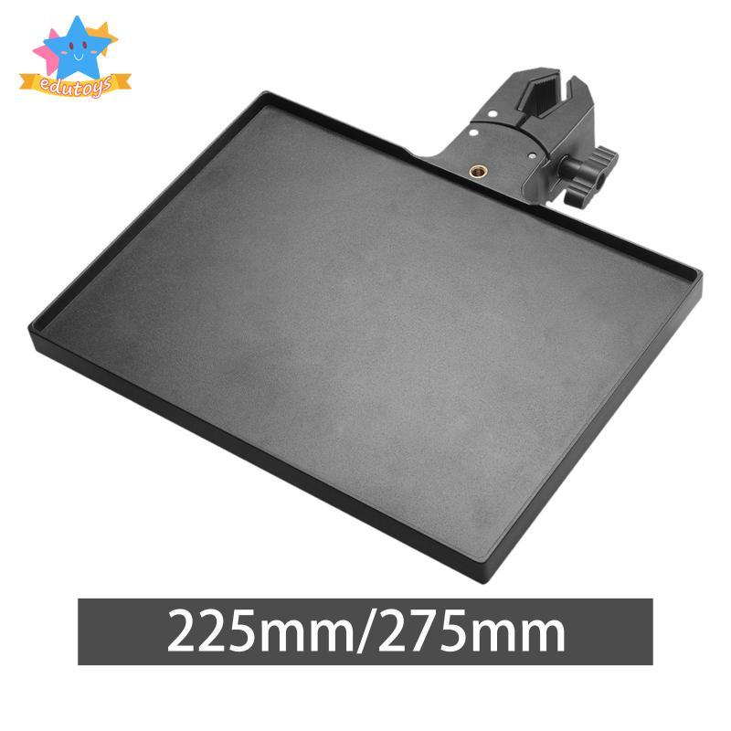 [เอ็ดสตาร์] ขาตั้งไมโครโฟนถาดอเนกประสงค์ยูทิลิตี้ชั้นวางปรับลูกบิดหนีบวัสดุ หน้า น้ําหนักเบาเหมาะสําหรับการบันทึกสตรีมมิ่งประชุมสํานักง