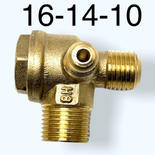 ZK เครื่องอัดอากาศเช็ควาล์ว วัสดุทองเหลือง สำหรับปั๊มลม เกลี…