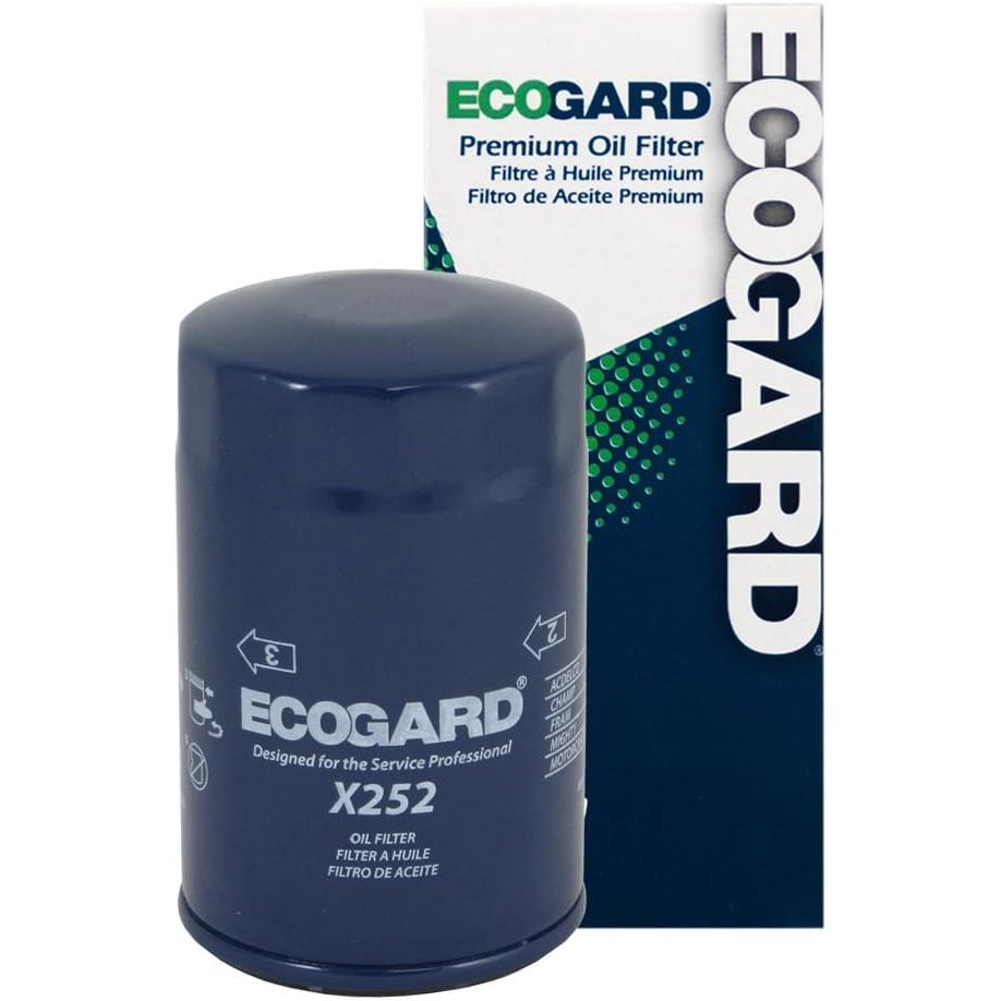 ECOGARD X252 Premium Spin-On กรองน้ํามันเครื่องสําหรับน้ํามันธรรมดาเหมาะกับ American Motors Gremlin 