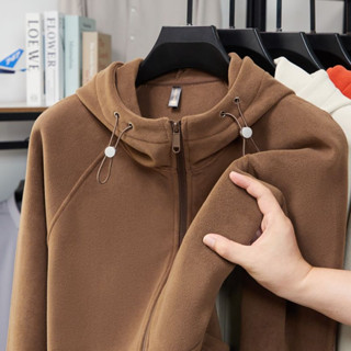 Suikone เจ๊ากเก็ตกันหนาวแบบฮู้ด สองหน้าจากขนแกะเทียมสำหรับทั…