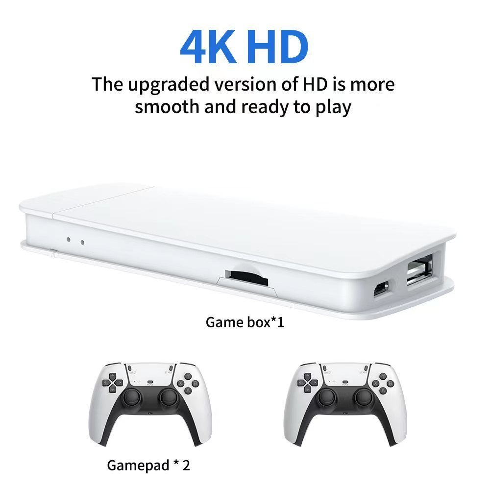 M15 เกมคอนโซลบ้าน HDMI2.4G มินิเกมคอนโซล PSP4K HD TV U TV ไร้สายสมบัติครอบครัว XMH2