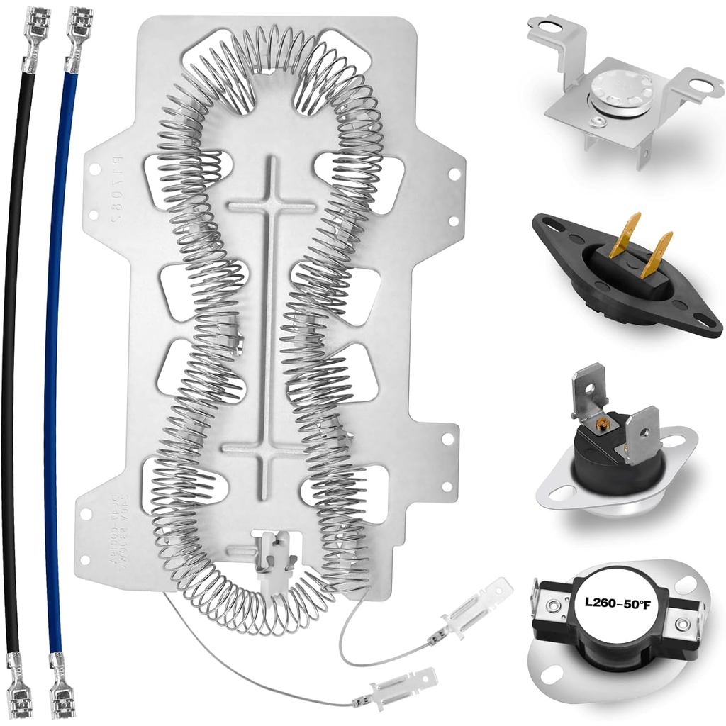 อัพเกรด DC47-00019A เครื่องเป่าองค์ประกอบความร้อนสําหรับ Samsung DV45H7000EW/A2 DV40J3000EW/A2 DVE45