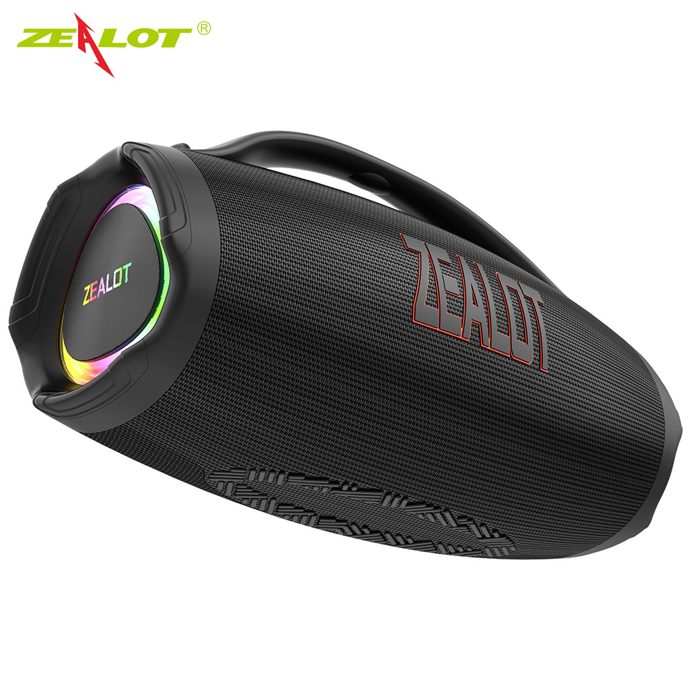 Joyfeel-TH ZEALOT S98 BTลำโพงสเตอริโอไร้สาย 150W Boomingเสียงไฟสีสันแบบพกพากันน้ำสำหรับกลางแจ้งCampi