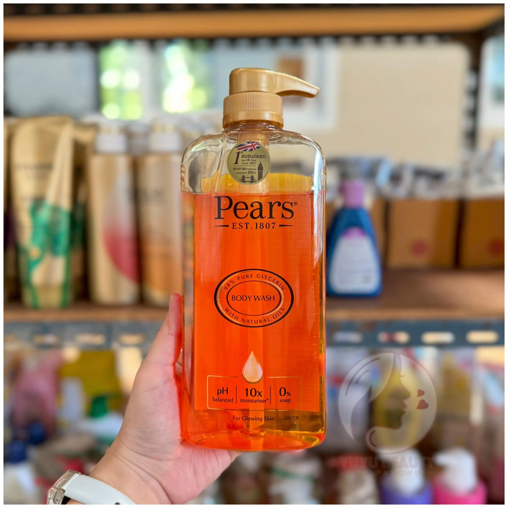 Pears 98% Pure Glycerin with Natural Oils Body Wash 500ml.