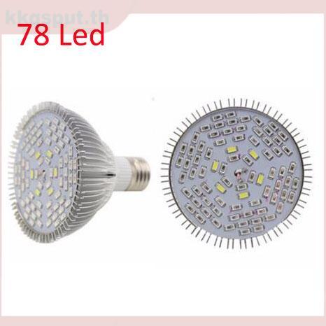 78 Led Plant Grow หลอดไฟ E27 Crowing Light อลูมิเนียมสําหรับ Hydroponic ระบบผักกล่องปลูกเต็นท์ THK2