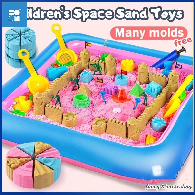 ทรายวิทยาศาสตร์ ทราย1ถุง ทรายแม่เหล็ก kinetic sand ของเล่นเสริมพัฒนาการ ของเล่นบทบาทสมมติ ทรายเด็ก ของเล่นเด็ก ของเล่น