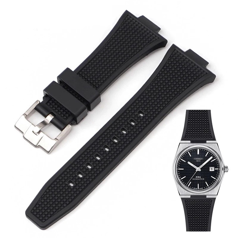 Original-นาฬิกาสายคล้องคอนูนสําหรับ Tissot PRX Series T137.407/T137.410 Super Player 40 มม.สร้อยข้อม