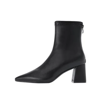 martin boots รองเท้าบูทแฟชั่นส้นสูง มีปลายแหลม สำหรับผู้หญิง