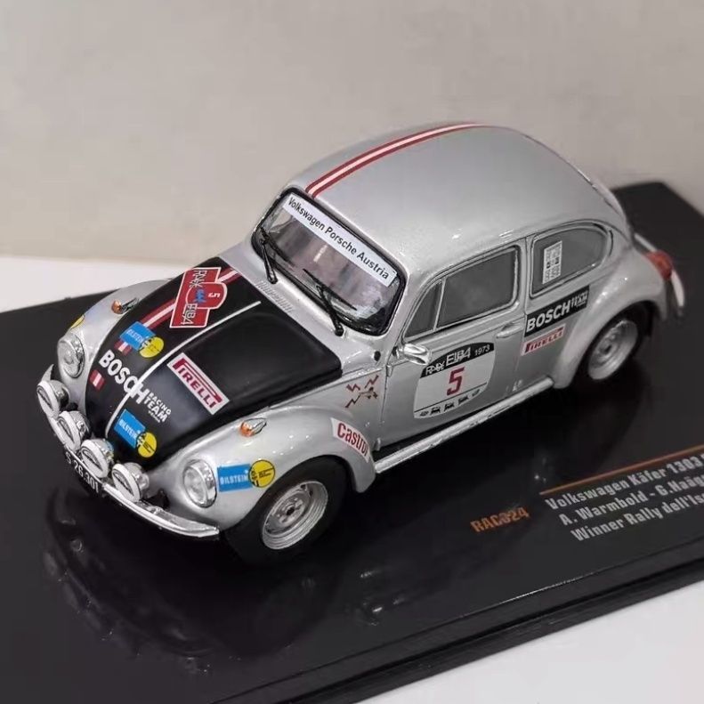 IXO 1/43 VW KAFER 1303 S #5 1973 Volkswagen Beetle Racing รุ่นโลหะผสม