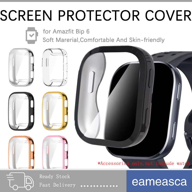 เคส กรณี TPU อ่อน for Amazfit Bip 6 ปกป้องกันGoresกันกระแทกป้องกันรอยขีดข่วน การป้องกันเต็ม Smartwatch for Amazfit Bip 6