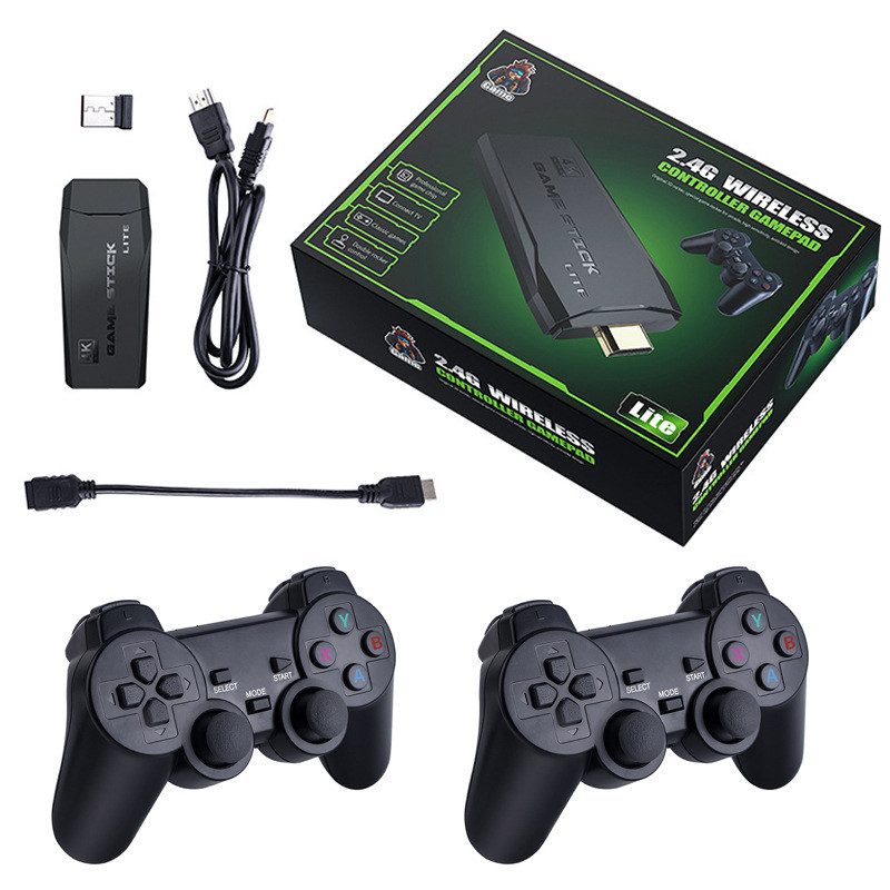 Pandora U Baby Game Stick HDMI TV Game Console M8 Two-Player Sparring 1,000 เกม 2.4G ไร้สายมือ